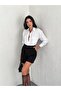 Belt Shorts / Women's City Size Shorts / Fabric Shorts - 3
