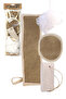 Natural Sisal 4-Piece Washcloth Bathroom Set Kf-1000