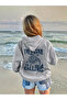 Turtle Patterned Hooded Sweatshirt