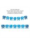 My First Tooth Came in with a Stand and Board / Tooth Party Blue Mickey Mouse Party Set - 3
