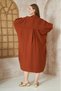 Women's Bat Sleeve Hijab Suitable for Hijab Shirt Dress Linen Blended Tunic Tile 3282528 - 7