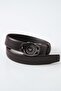 Williampolo Brown Genuine Leather Men's Metal Buckle Belt - 2
