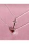 Steel Chain Heart Sword Necklace Couple Friend Lover Necklace - 4