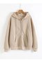 Unisex Owerless Zip Hooded Unprinted Cardigan Women/Male