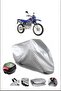 Kanuni Cross250 Rear Bag Compatible Gray Waterproof Canvas (Motorcycle)