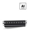 Aluminum Case Flip Passenger Car Temporary Parking Number