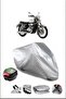 Jawa 250Classic Rear Bag Compatible Gray Waterproof Canvas (Motorcycle)