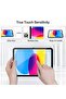 واقي شاشة من الزجاج المقوى لجهاز Apple iPad الجيل العاشر (2022) مقاس 10.9 بوصة، شفاف - 3