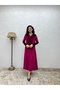 Burgundy Velvet Blouse - 3