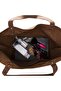 Medium G6 Brown Moon Leather Women's Bag - 2