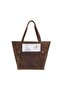 Medium G6 Brown Moon Leather Women's Bag - 4