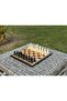 Luxury Chess Set with Mother of Pearl Embroidery - 27.5X27.5 cm - Special Design - 4