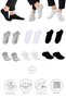 Bamboo Men's Sneaker Multi-Colored Socks Seamless Invisible Ankle Sports Socks Premium 6-Pack