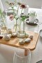 Footed Bamboo Cutting Board Durable |   34X22X9 cm |   Natural Wood Serving and Presentation Board - 3