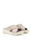 , Women's Genuine Leather Slippers 1511048Z15 Stone - 2