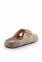Men's Beige Slippers - E 04446065209 - 4