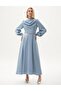Stylish Dress with Belt Detail Deniz Buz