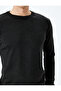 Crew Neck Long Sleeve Basic Knitwear Sweater - 5