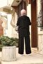 Black Denim Double Set - 6540 Model - 2