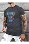 Men's Crew Neck Relaxed Fit Printed T-Shirt