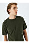 Crew Neck Regular Fit Cotton Tough Fabric Washed Short Sleeve T-Shirt