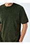 Crew Neck Regular Fit Cotton Tough Fabric Washed Short Sleeve T-Shirt - 5