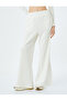 Wide Leg High Waist Modal Blended Sweatpants - 3