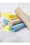 Baby Mouth Wipes 7 Pack 22X22 cm 100% Cotton Soft as Your Baby's Skin! - 6
