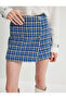 Mini Size Double Breasted Buttoned Tweed Short Skirt - 5