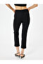 Regular Fit Crop Leg Cigarette Pants - 4