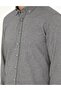 Gray Slim Fit Long Sleeve Shirt 50293756-Vr024 - 7