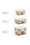 Set of 3 Stafi Patterned Box with Lid Space (4.5-12-18 Lt) - 4