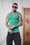 Slim Fit Camisole Flexible Plain Men's Sports Athlete - 4
