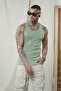 Slim Fit Camisole Flexible Plain Men's Sports Athlete
