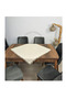 Fringed Buldan Work Linen Monika Fabric Cover Fiskos Coffee Table Ready Table Cover - 4