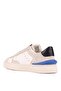 - Beige Suede, White Leather Lace-Up Men's Sneakers 666-23 - 5