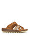 , Women's Genuine Leather Slippers 1411008Z012 Tan