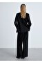 Straight Cut Blazer Jacket with Flap Pocket - 4