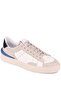 - Beige Suede, White Leather Lace-Up Men's Sneakers 666-23 - 2