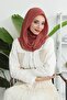 وشاح شيفون عملي من القطن الممشط مع دعامات داخلية، لون القرفة، PS-45 - 4