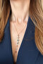 Seven Chakra Crystal Stones Low-Cut Necklace - 6