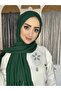 شال مطوي باللون الزمردي - 6