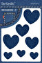 Iron-On Jeans Rigging Patch Jeans Patch, Denim, Jeans Repair & Heart for Decorative (Dark Blue)