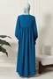 Balloon Sleeve Loose Hijab Dress Aerobin Ayrobin Fabric Prayer Dress Umrah Hijab Dress Mother Dress - 7