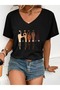 Women's V-Neck T-Shirt Oversize Loose New Season
