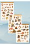Set of 11 Autumn Themed 12*17 cm Stickers - 2