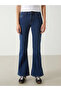 Lcw Jeans Indigo Mars Flare Women's Jean Pants - 3