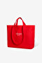Colorpop Red Blush Canvas Bag