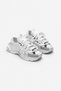 Oslo White Matte Lace Detailed Thick Sole Women's Sports Shoes - 7