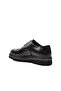 Black Opening Genuine Leather Men's Casual Shoes - 4